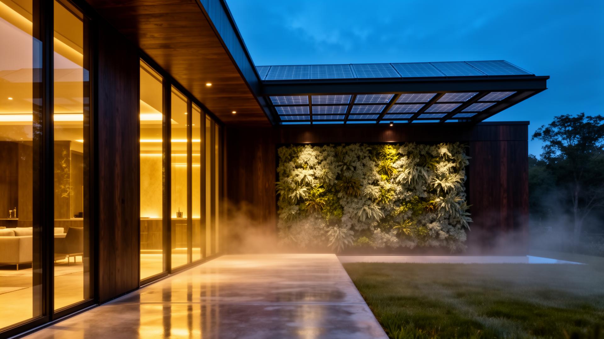 Private twilight tour of a Pinecrest Eco-Nest residence